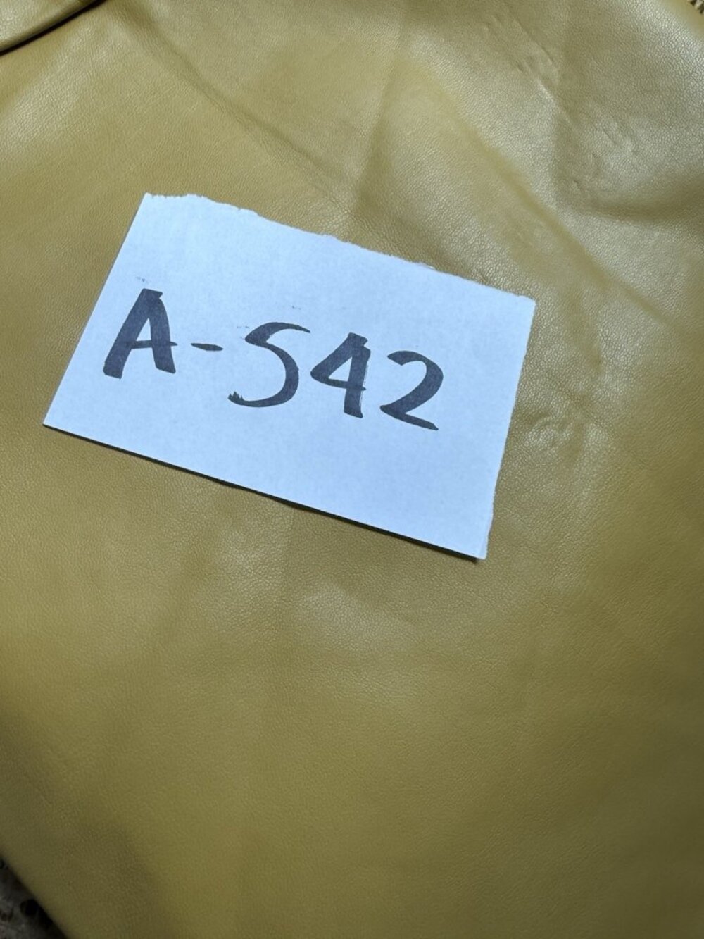 Anthropologie Maeve Faux Leather Strapless Jumpsuit XXSP Olive Green Wide LegNWT - Picture 14 of 14